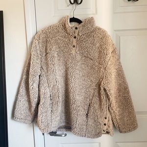 teddy jacket button up